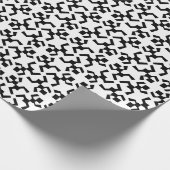 afrikanisches Muster Geschenkpapier (Ecke)