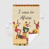 Afrikanisches Muster Golfhandtuch (Insitu)