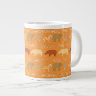 Afrikanisches Muster Jumbo-Tasse
