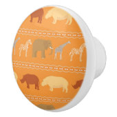 Afrikanisches Muster Keramikknauf (Rechts)