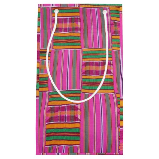 Afrikanisches Muster Kleine Geschenktasche Geschenktüte (Vorderseite)