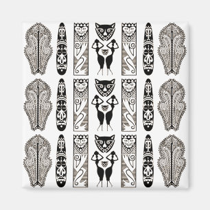 Afrikanisches Muster Magnet