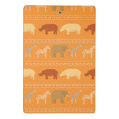 Afrikanisches Muster Mini Klemmbrett (Rückseite)