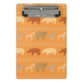 Afrikanisches Muster Mini Klemmbrett (Vorderseite)