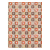 afrikanisches Muster mit Adinkra simbols Tischdecke (Vorderseite)