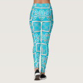 afrikanisches Muster mit simbols Leggings (Rückseite)