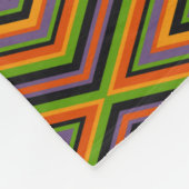 Afrikanisches Muster Mix Fleecedecke (Ecke)