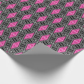 Afrikanisches Muster Mix Geschenkpapier (Ecke)