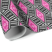 Afrikanisches Muster Mix Geschenkpapier (Rolleneckpunkt)