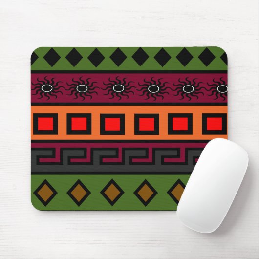 Afrikanisches Muster Mousepad (Mit Mouse)