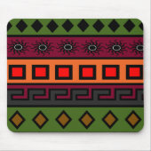 Afrikanisches Muster Mousepad (Vorne)