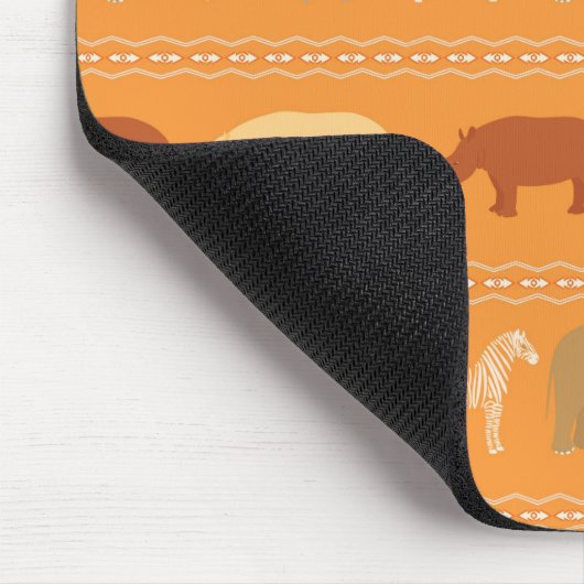 Afrikanisches Muster Mousepad (Ecke)