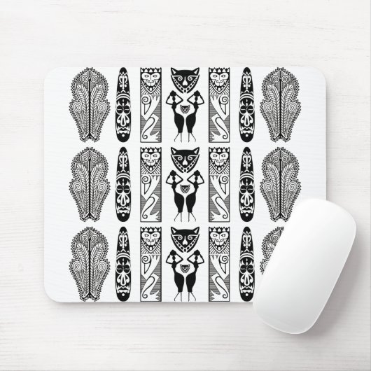 Afrikanisches Muster Mousepad (Mit Mouse)