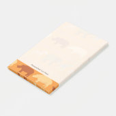 Afrikanisches Muster Post-it Klebezettel (angewinkelt)