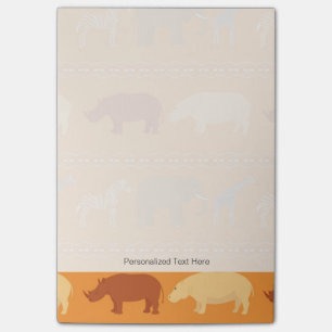 Afrikanisches Muster Post-it Klebezettel