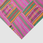 Afrikanisches Muster rosa Gewebe Seidenpapier (Ausschnitt)