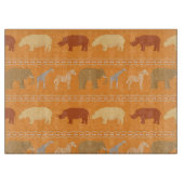 Afrikanisches Muster Schneidebrett (Vorderseite)