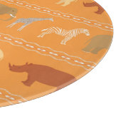 Afrikanisches Muster Schneidebrett (Ecke)