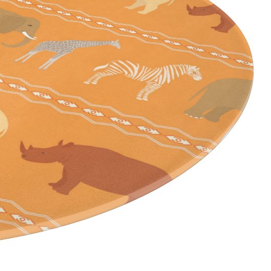 Afrikanisches Muster Schneidebrett (Ecke)