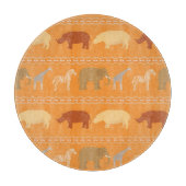 Afrikanisches Muster Schneidebrett (Vorderseite)