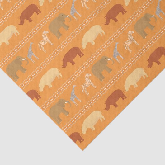 Afrikanisches Muster Seidenpapier (Ausschnitt)