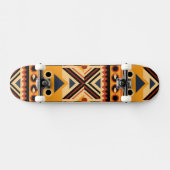 Afrikanisches Muster Skateboard (Horizontal)