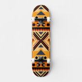 Afrikanisches Muster Skateboard (Vorderseite)