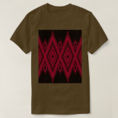 Afrikanisches Muster T-Shirt (Design vorne)