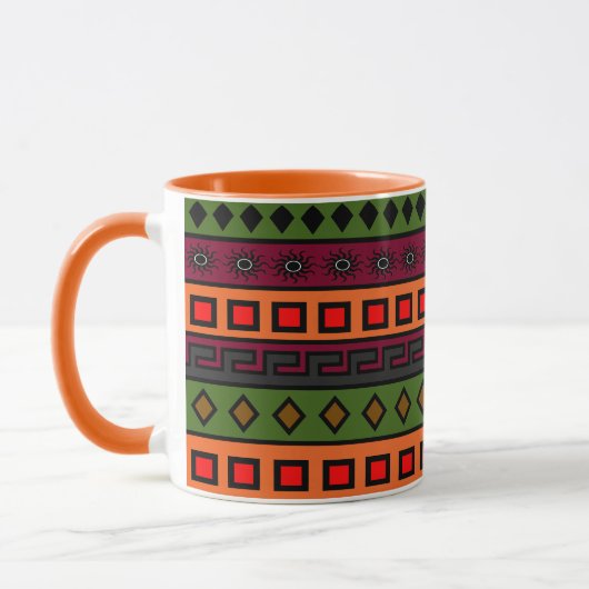 Afrikanisches Muster Tasse (Links)