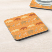 Afrikanisches Muster Untersetzer (Linke Seite)