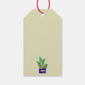 Afrikanisches Mustergeschenk Geschenkanhänger (Rückseite)