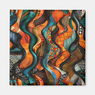 Afrikanisches Mustermagnet Magnet