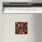 Afrikanisches Mustermagnet Magnet (In Situ (Geschirrspüler))