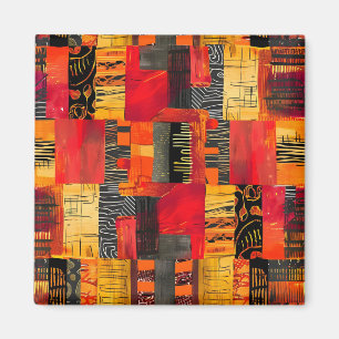 Afrikanisches Mustermagnet Magnet