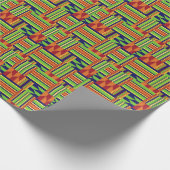 Afrikanisches Musterpapier Geschenkpapier (Ecke)