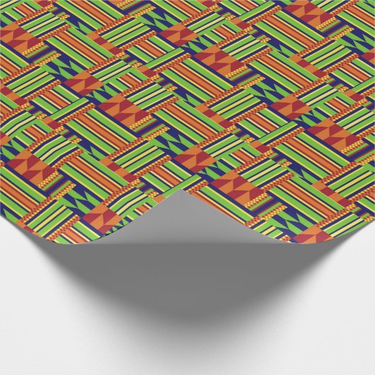 Afrikanisches Musterpapier Geschenkpapier (Ecke)