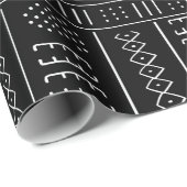 Afrikanisches Musterpapier Geschenkpapier (Rolleneckpunkt)