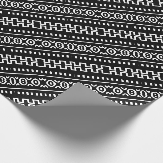 Afrikanisches Musterpapier Geschenkpapier (Ecke)