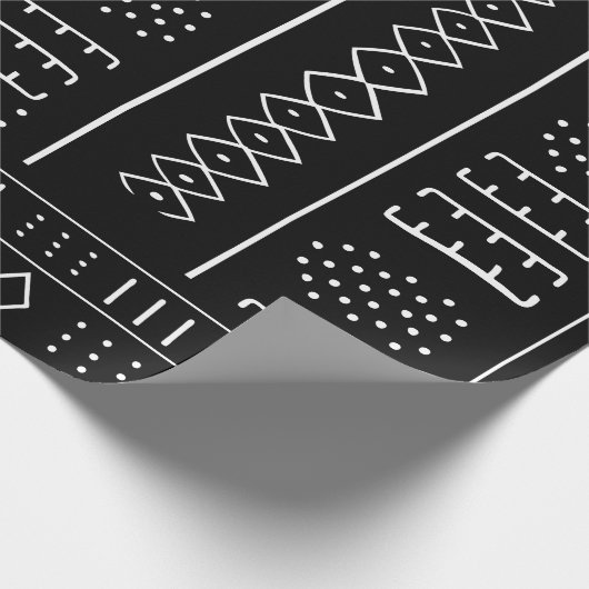 Afrikanisches Musterpapier Geschenkpapier (Ecke)