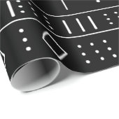 Afrikanisches Musterpapier Geschenkpapier (Rolleneckpunkt)