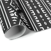 Afrikanisches Musterpapier Geschenkpapier (Rolleneckpunkt)