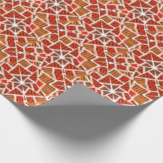 Afrikanisches Musterpapier Geschenkpapier (Ecke)