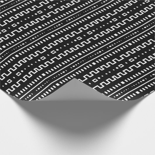 Afrikanisches Musterpapier Geschenkpapier (Ecke)