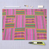 Afrikanisches Musterteppichpapier Seidenpapier (Handwerk)