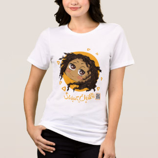 Afrikanisches niedliches Chibi Tri-Blend Shirt