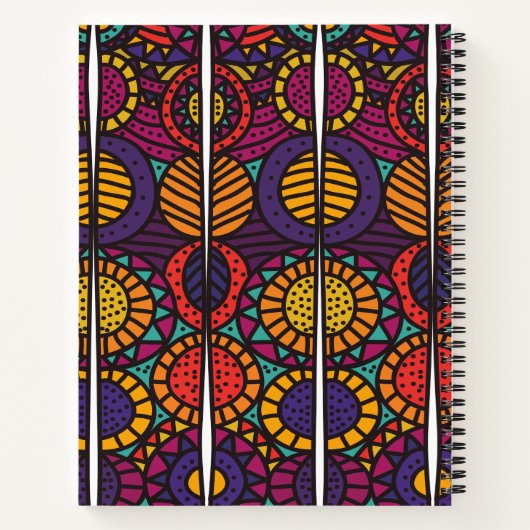 Afrikanisches Notebook, 8.5 x 11 Notizblock (Rückseite)
