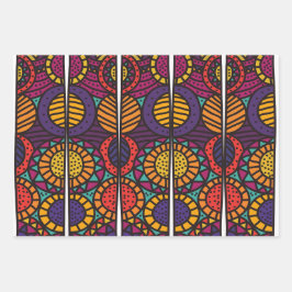 Afrikanisches Papier zum Umblättern