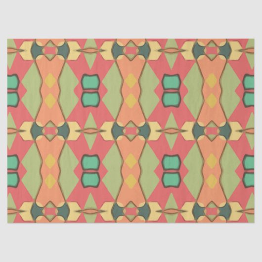 afrikanisches Papiertaschpapier Seidenpapier (Vorderseite)