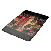Afrikanisches Patchwork Badematte (Schrägansicht)