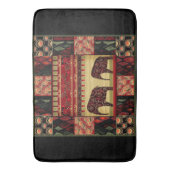 Afrikanisches Patchwork Badematte (Vorderseite Vertikal)